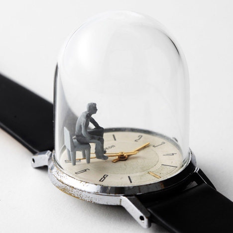 Watch sculptures - Moments in Time by Dominic Wilcox