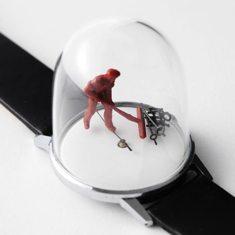 Watch sculptures - Moments in Time by Dominic Wilcox
