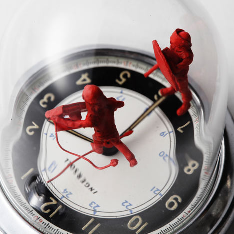 Watch sculptures - Moments in Time by Dominic Wilcox