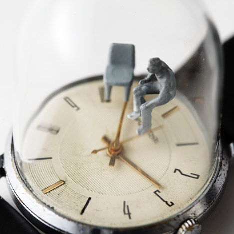 Watch sculptures - Moments in Time by Dominic Wilcox
