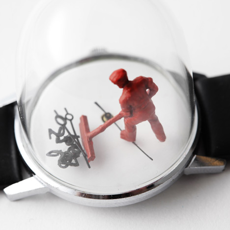 Watch sculptures - Moments in Time by Dominic Wilcox