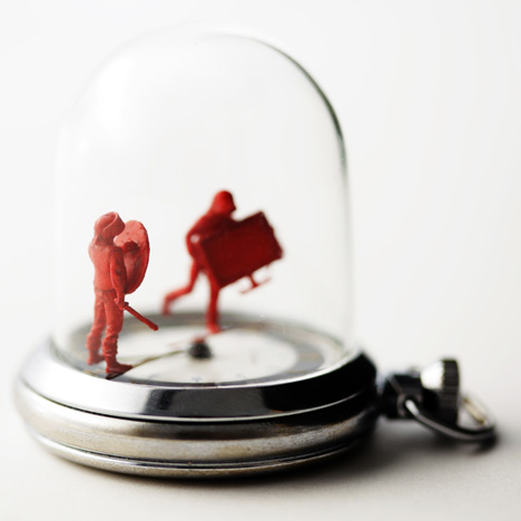 Watch sculptures - Moments in Time by Dominic Wilcox