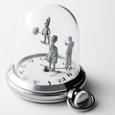 Watch sculptures - Moments in Time by Dominic Wilcox