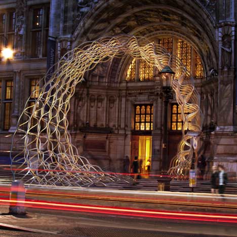 Timber Wave by AL_A and Arup