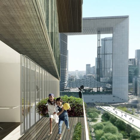 Housing for Jardins de l’Arche by Farshid Moussavi Housing for Jardins de l’Arche by Farshid Moussavi