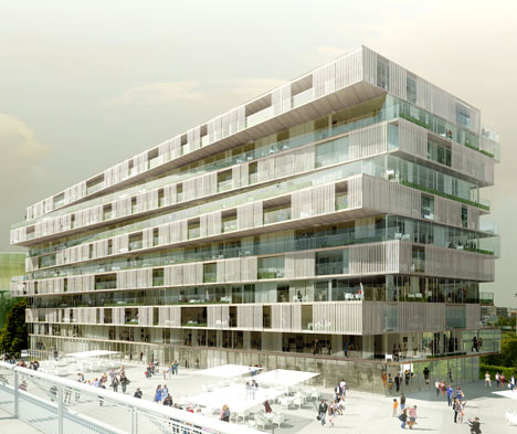 Housing for Jardins de l’Arche by Farshid Moussavi Housing for Jardins de l’Arche by Farshid Moussavi