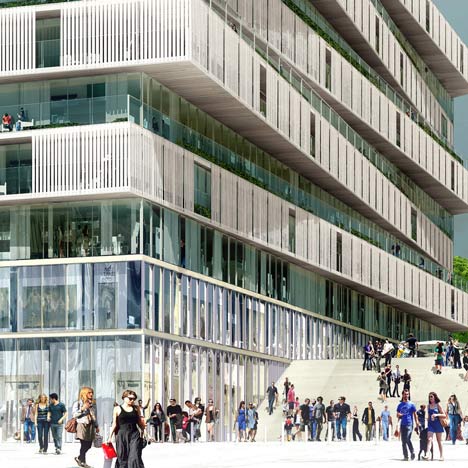 Housing for Jardins de l’Arche by Farshid Moussavi Housing for Jardins de l’Arche by Farshid Moussavi