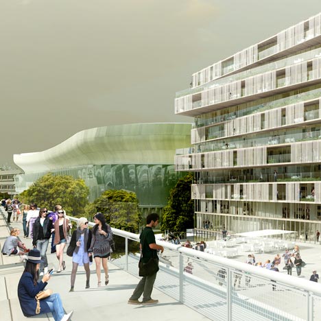 Housing for Jardins de l’Arche by Farshid Moussavi Housing for Jardins de l’Arche by Farshid Moussavi