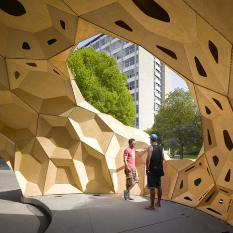ICD ITKE Research Pavilion at the University of Stuttgart