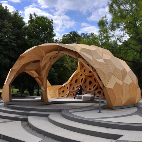 ICD ITKE Research Pavilion at the University of Stuttgart
