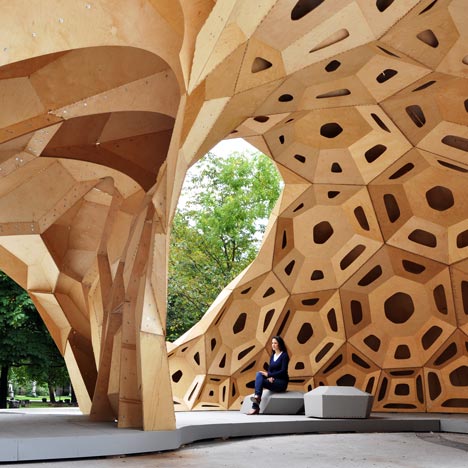 ICD ITKE Research Pavilion at the University of Stuttgart