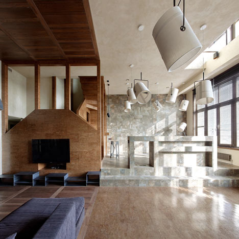 Multi-level apartment by Peter Kostelov