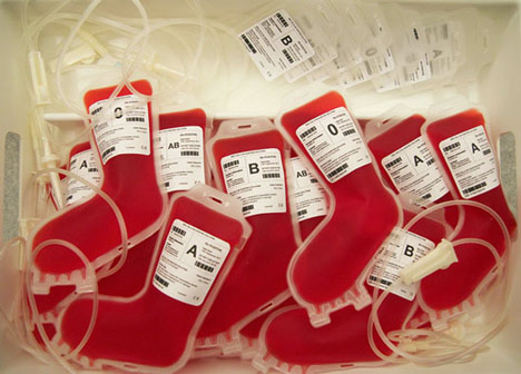 Blood pack of Santa Claus by Kiseung Lee Blood pack of Santa Claus by Kiseung Lee