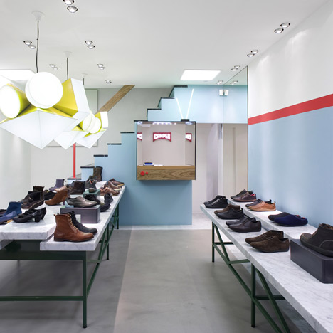 Camper store in Rome by Doshi Levien Camper store in Rome by Doshi Levien