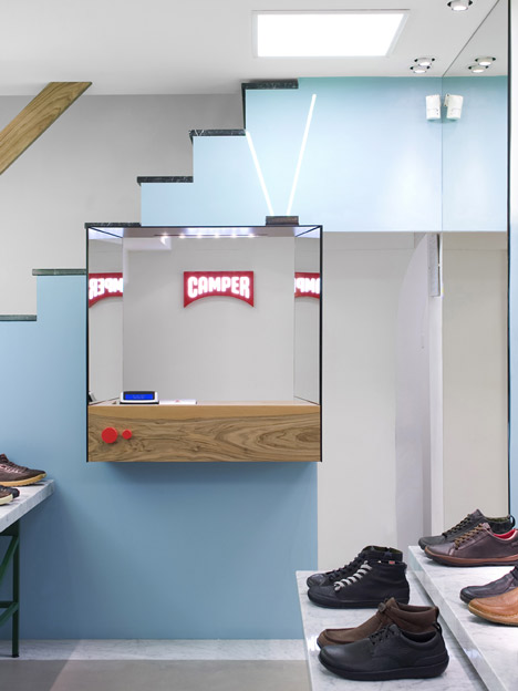 Camper store in Rome by Doshi Levien Camper store in Rome by Doshi Levien