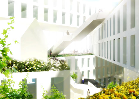 Flowerbed Hotel by MVRDV Flowerbed Hotel by MVRDV