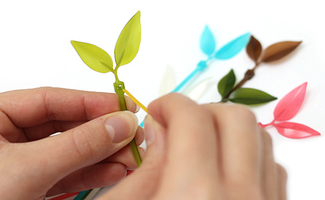 Leaf Tie Cable Organisers by Lufdesign Leaf Tie Cable Organisers by Lufdesign