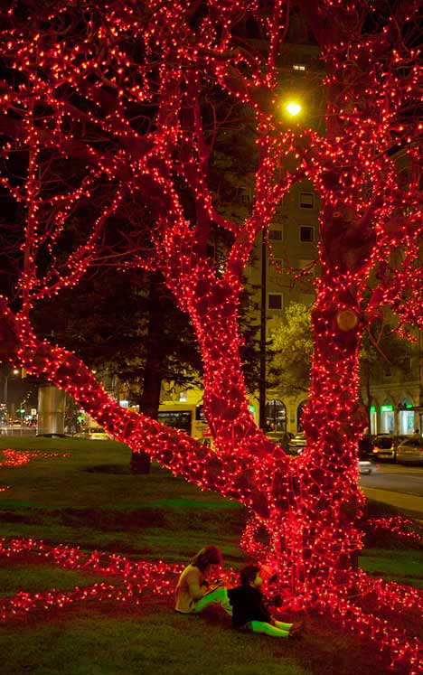 Lisbon Christmas Lights by Pedro Sottomayor, José Adrião and ADOC
