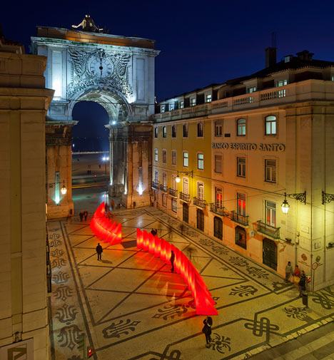 Lisbon Christmas Lights by Pedro Sottomayor, José Adrião and ADOC