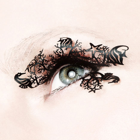 Paper eyelashes by Paperself at The Temporium