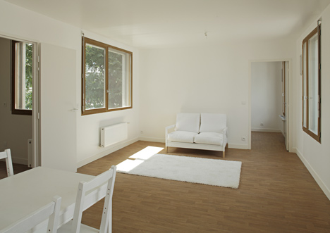 8 dwellings, 4 artist studios and 1 retail area by Charles-Henri