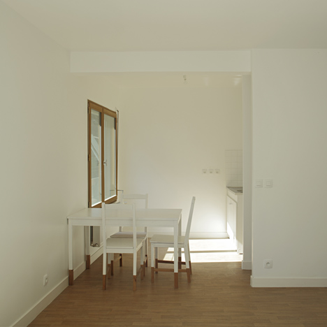 8 dwellings, 4 artist studios and 1 retail area by Charles-Henri