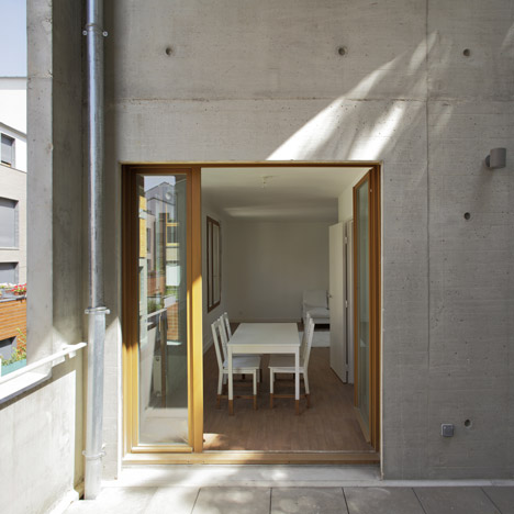 8 dwellings, 4 artist studios and 1 retail area by Charles-Henri