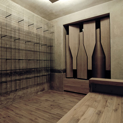 Red Pif Restaurant and Wine Shop by Aulík Fišer Architekti