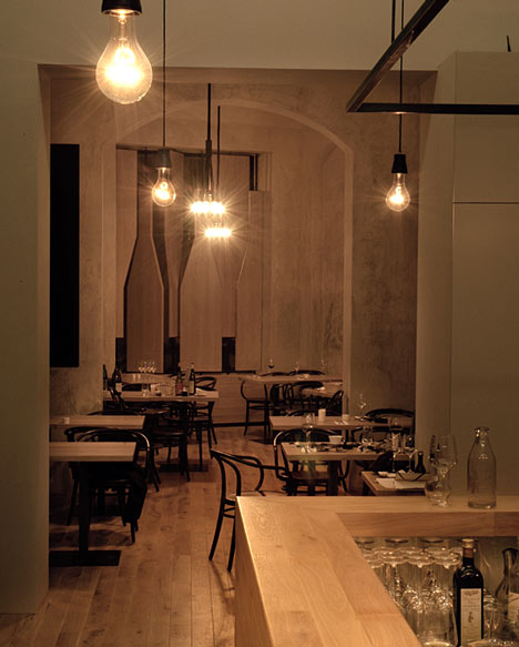 Red Pif Restaurant and Wine Shop by Aulík Fišer Architekti