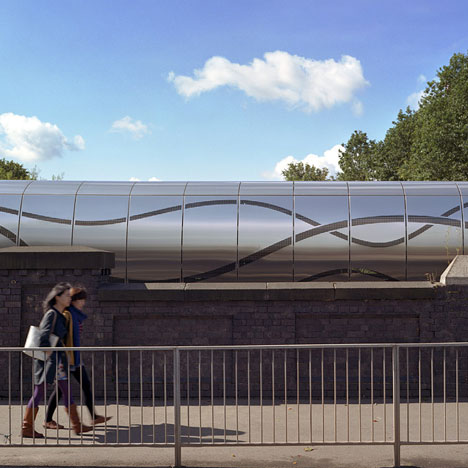 University of Birmingham Steam Bridge by MJP Architects