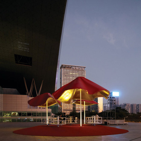 Pabellon Ultraligero Centrifugo by Clavel Arquitectos Pabellon Ultraligero Centrifugo by Clavel Arquitectos