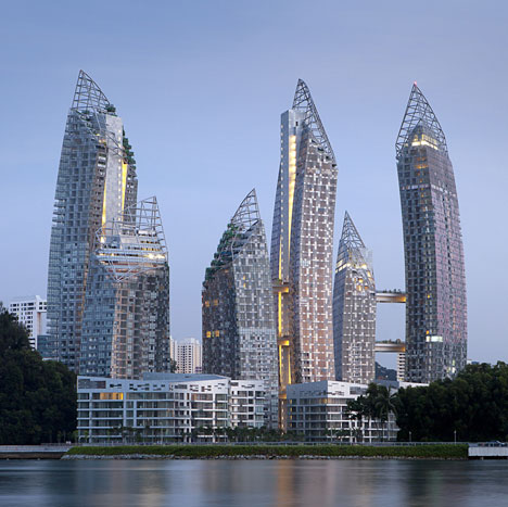 Reflections at Keppel Bay by Daniel Libeskind