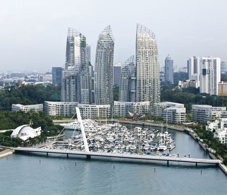 Reflections at Keppel Bay by Daniel Libeskind