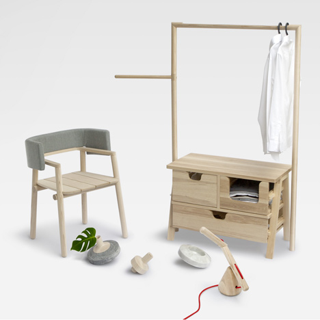 Furniture by THINKK Studio and Studio 248 at Ventura Lambrate 