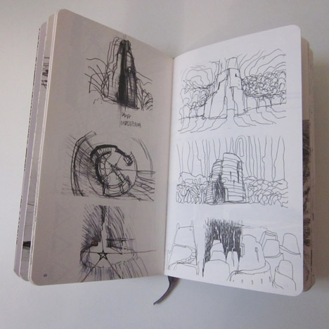 Inspiration and process books by Moleskin