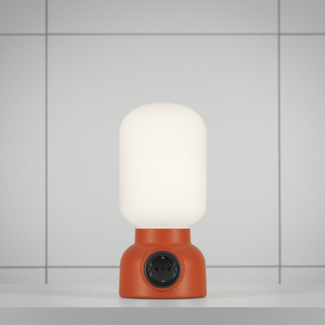 Plug Lamp by Form Us With Love for Ateljé Lyktan Plug Lamp by Form Us With Love for Ateljé Lyktan