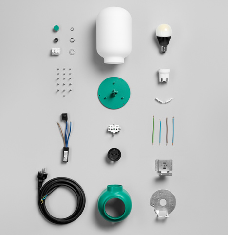 Plug Lamp by Form Us With Love for Ateljé Lyktan Plug Lamp by Form Us With Love for Ateljé Lyktan