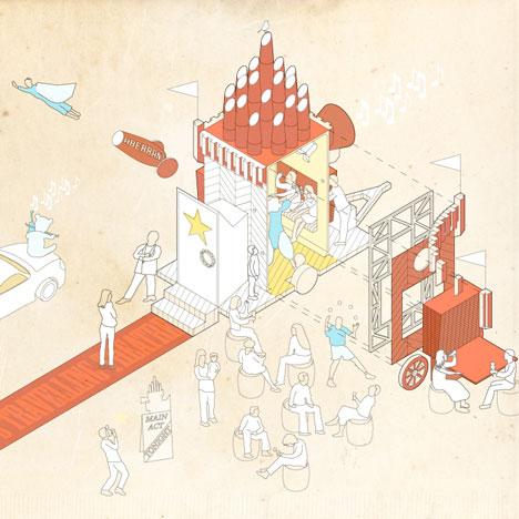 Tiny Travelling Theatre by Aberrant Architecture
