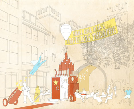 Tiny Travelling Theatre by Aberrant Architecture