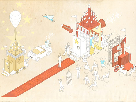 Tiny Travelling Theatre by Aberrant Architecture