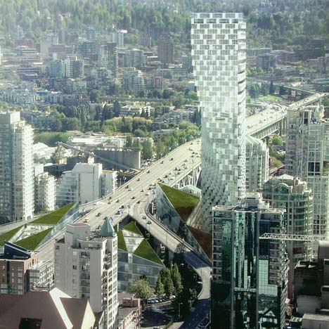 Beach and Howe mixed-use tower by BIG + Westbank + Dialog + Cobalt + PFS + Buro Happold + Glotman Simpson