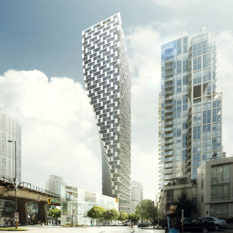Beach and Howe mixed-use tower by BIG + Westbank + Dialog + Cobalt + PFS + Buro Happold + Glotman Simpson