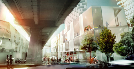 Beach and Howe mixed-use tower by BIG + Westbank + Dialog + Cobalt + PFS + Buro Happold + Glotman Simpson