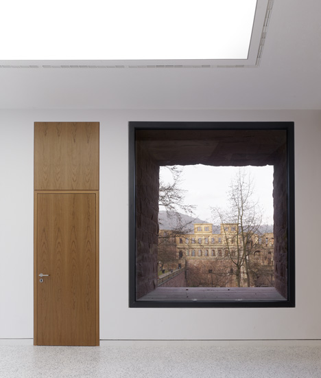 Heidelberg Castle Visitor Centre by Max Dudler