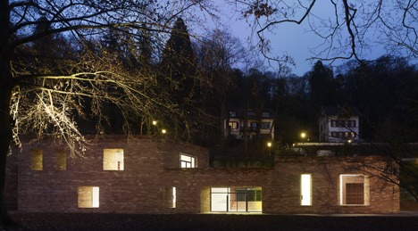 Heidelberg Castle Visitor Centre by Max Dudler