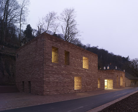 Heidelberg Castle Visitor Centre by Max Dudler