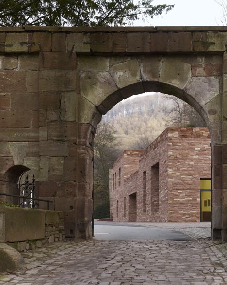 Heidelberg Castle Visitor Centre by Max Dudler