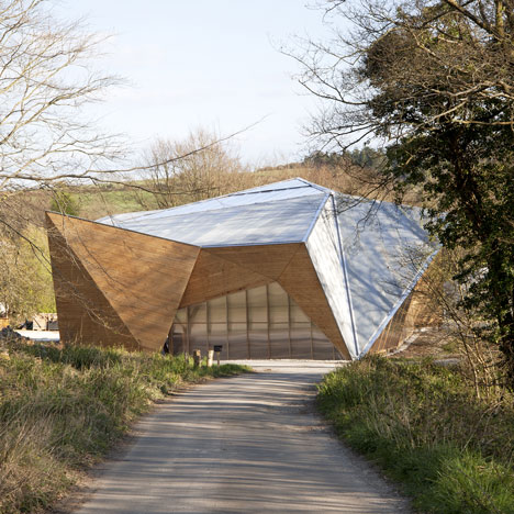 Hooke Park Big Shed by Piers Taylor and AA