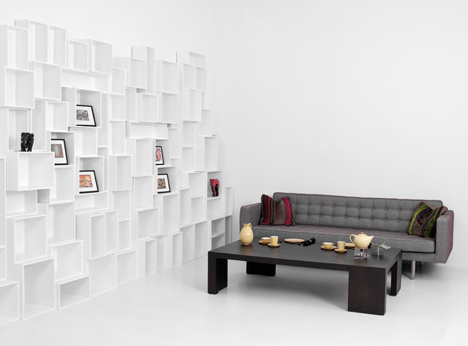 Cubit modular shelving system