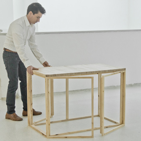 Fan Table by Mauricio Affonso at Ventura Lambrate